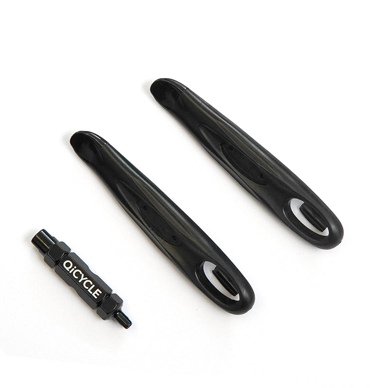 Bicycle tire removal tool set
